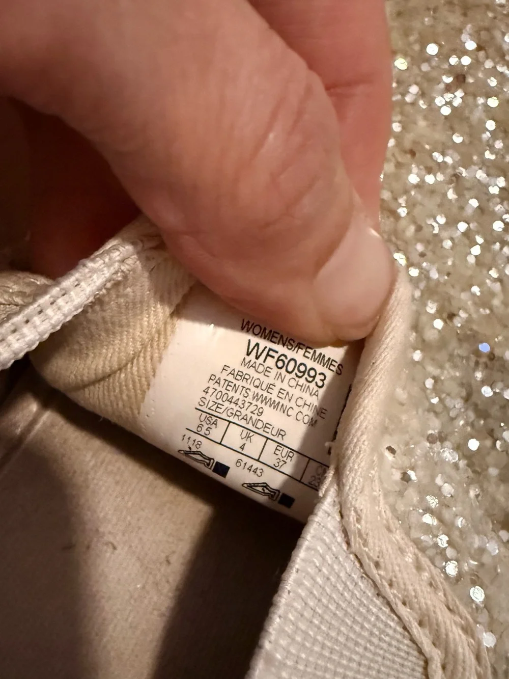 Keds x Kate Spade Double Decker Champagne Glitter Slip On sneakers 🤩
